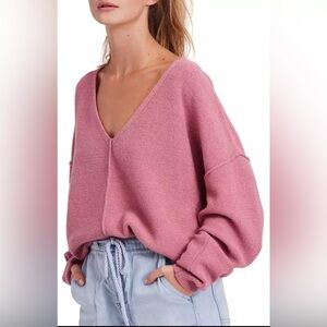 Free People Take Me Places Pullover Retailer $108 Like New Condition Womens XS